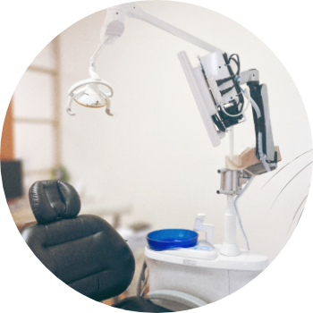 半個室の診療スペース